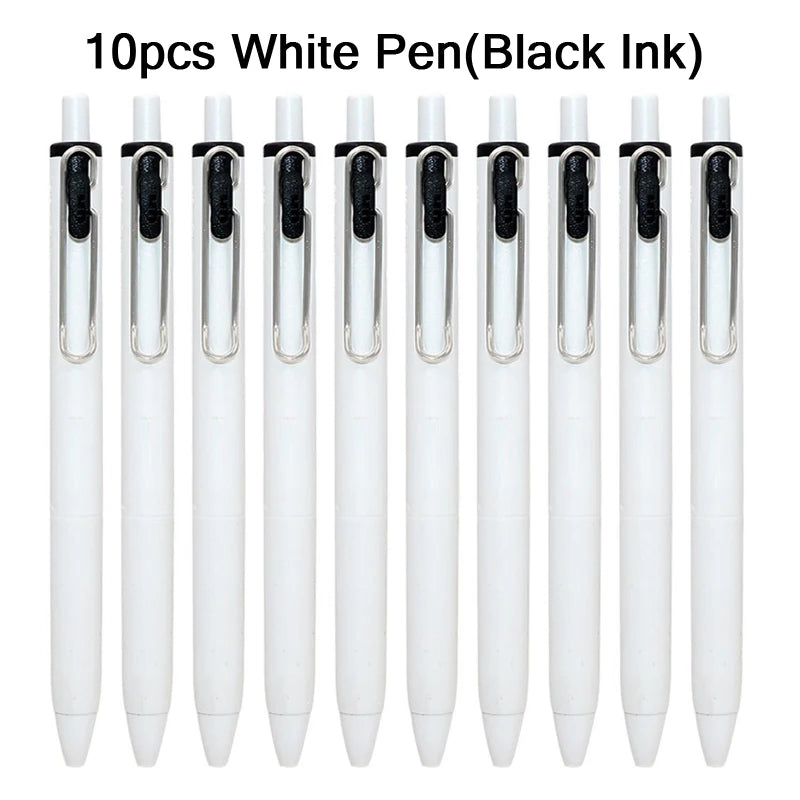 uni-ball one Mitsubishi Limted Gel Pen,Black/Red/Blue/Navy Blue Core Black Technology Signing Canetas for homework,test,meeting