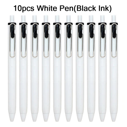 uni-ball one Mitsubishi Limted Gel Pen,Black/Red/Blue/Navy Blue Core Black Technology Signing Canetas for homework,test,meeting