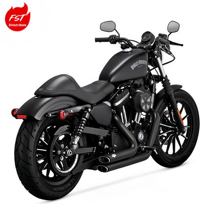 Harley Davidson Sportster 883/1200/72 VH Style Taiwan Made Horse Hoof Sound Exhaust Muffler for VANCE&HINES System