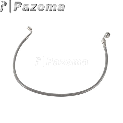 Motorcycle Hydraulic Banjo Braided Line Steel Brake Hose Cable For Harley Softail Slim Breakout Deluxe Street Bob Fat Boy 18-23