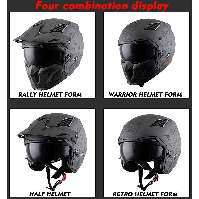MT New Full Face Helmet Motorcycle Helmets Modular High Quality DOT ECE Approved Personality Off Road Moto Helmets Fashion
