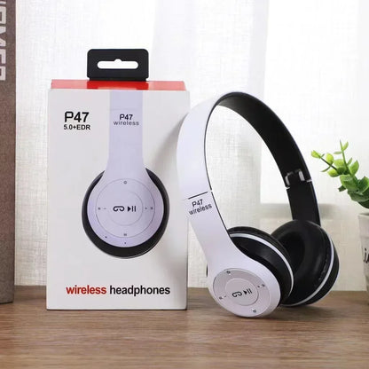 Multifunctional Portable Foldable Headmounted Wireless Bluetooth 5.0 Headset For Bluetooth connection TF Card Wired Connection
