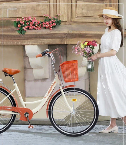 Cycling City 24/26 inch men's and women's bicycles light commuting ladies' student bikes leisure bicycles 2023