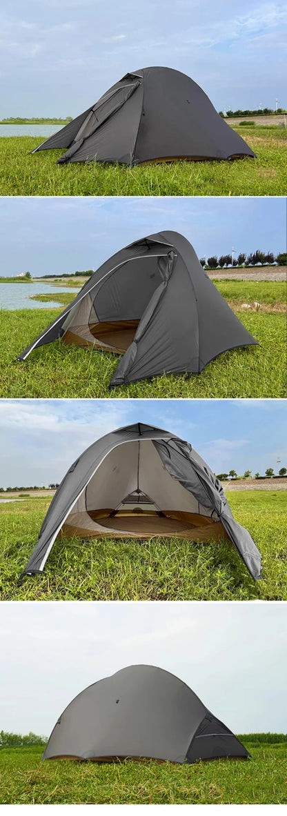 ASTA GEAR Yunque 10D Ultralight 1P Tent Outdoor Camping Fish Spine Waterproof Windproof Silicon Coating Trekking Tent