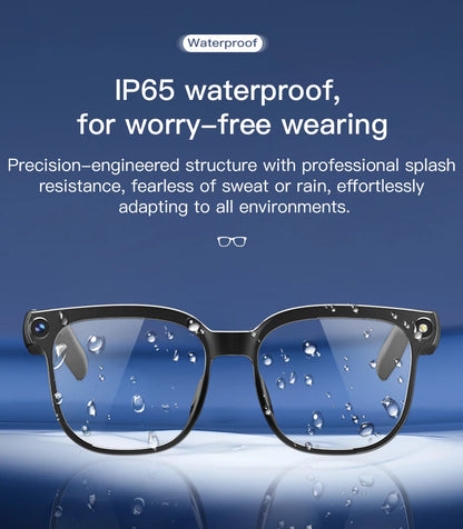 2026 New Smart AI Glasses 1080P HD Video Record Camera ChatGPT Bluetooth Call 32GB ROM Language Translation Music Sunglasses Men