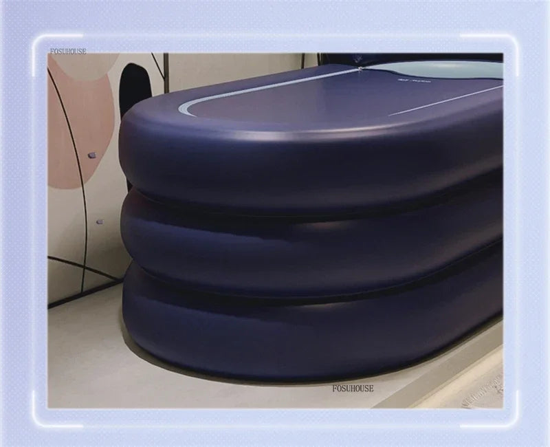 Large Capacity Inflatable Bathtub Portable Home Folding Spa Steam Sauna Bathing Bucket Hotel Space Capsule