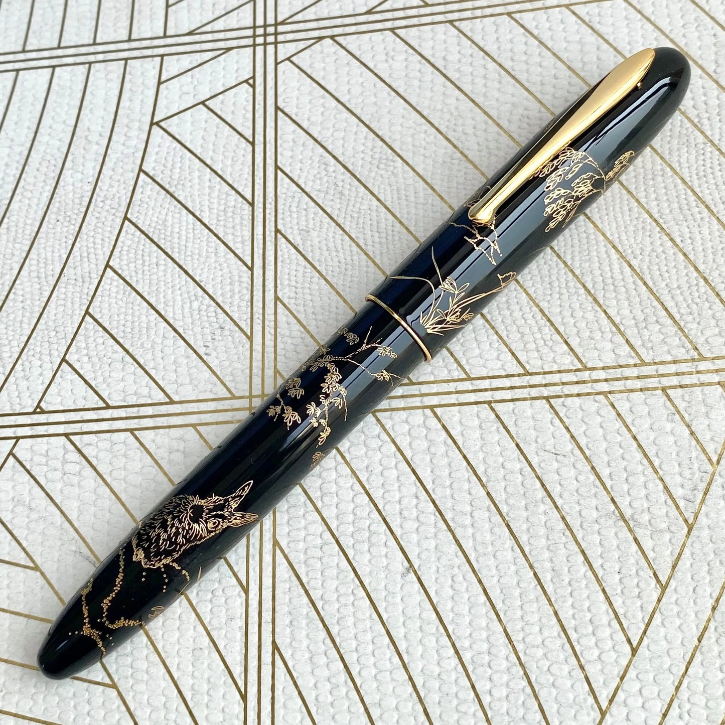 Limited Hongdian N23 Fountain Pen Rabbit Year High-End Students Business Office Writing Supplies Gold Carving Student Gift Pens