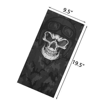 Dark Color Tube Neckchief Outdoor Sports Hair Neck Bandana Gaiter Black Grey Cycling Scarf Hiking Running Headband Men Face Mask