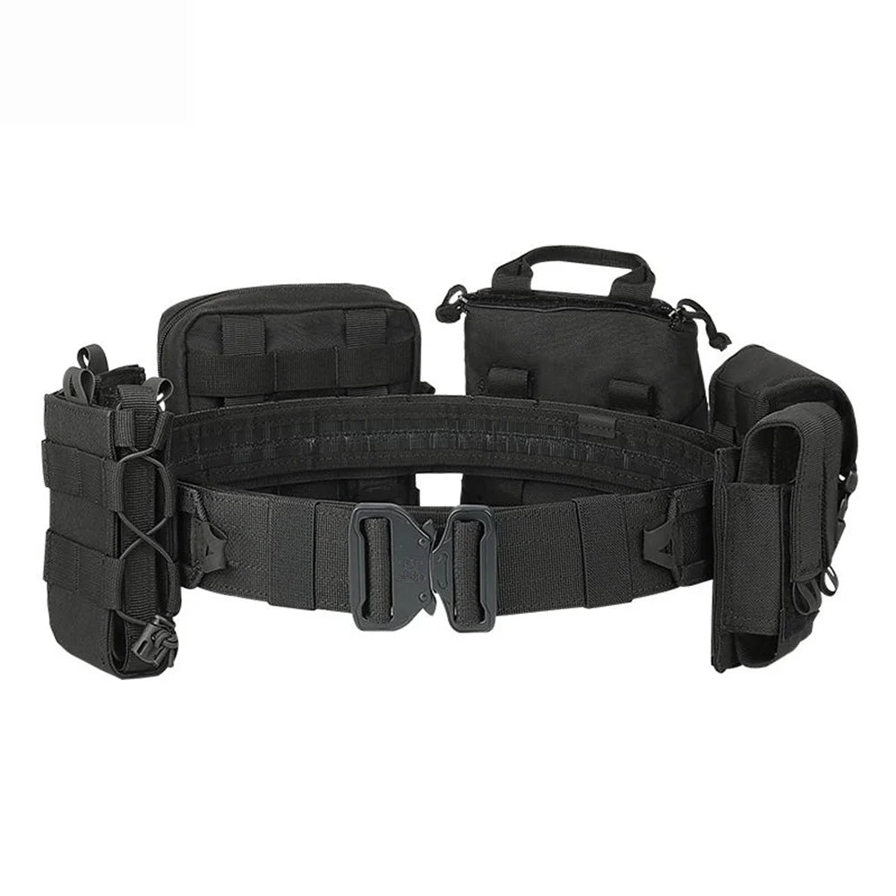 Yakeda Polyester Tactical Belt Outdoor Training Use CP Mag Pouch Hunting Accessories Tactical Belt Duty Belt Taktyczny Pasek