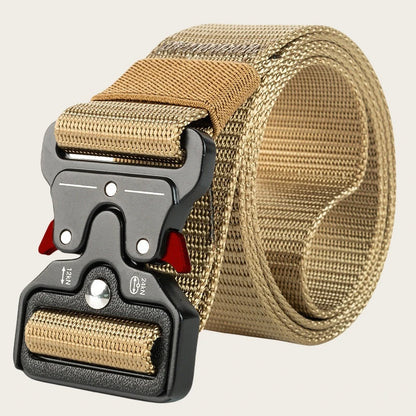 1 piece tactical belt for men; outdoor sports and leisure quick release buckle belt; hot sale