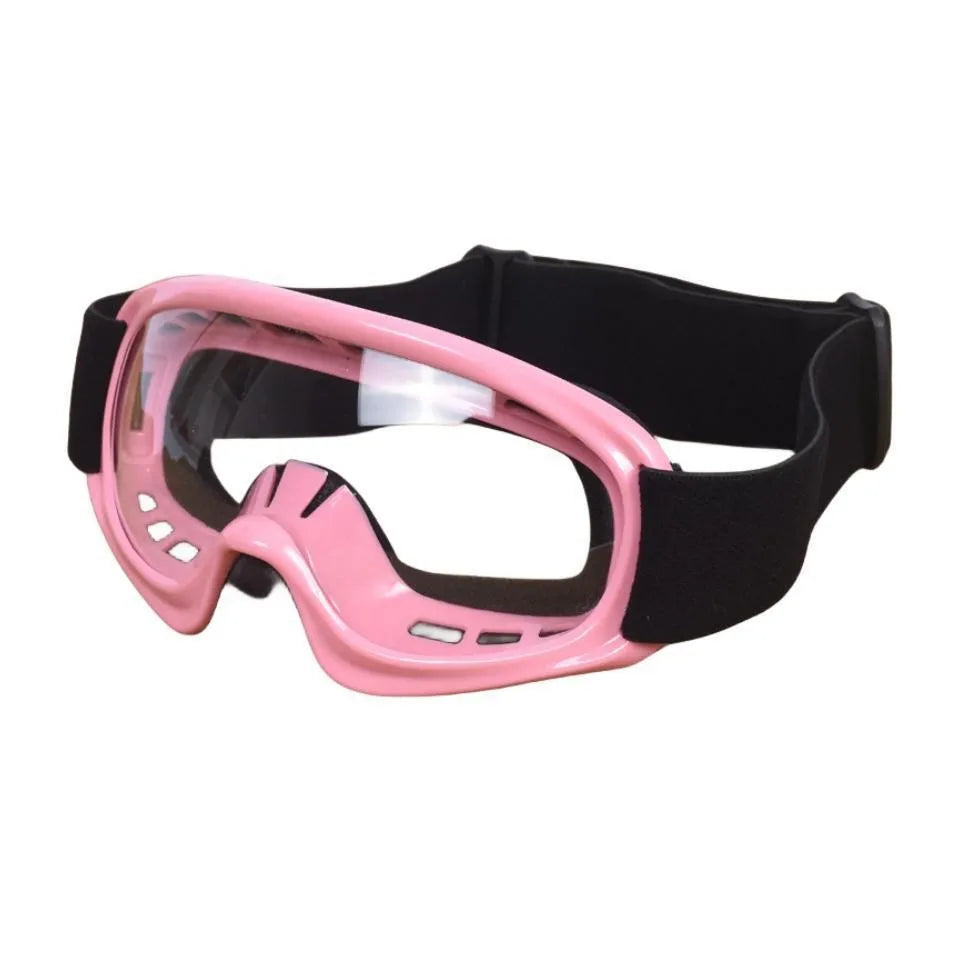 Kids Motorcycle Goggles - UV Protection Riding Glasses for Boys & Girls, Dirt Bike & ATV Windproof Eyewear