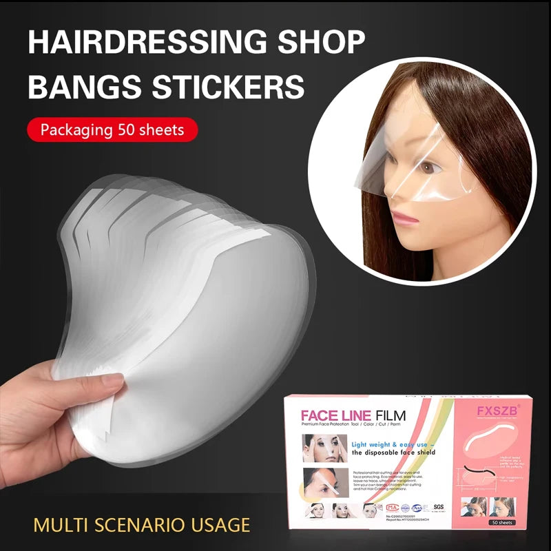100/200/300PcsBarber Shop Eye Protection Makeup Shower Face Shields Visors Disposable Masks HairSalon Accessories Tools