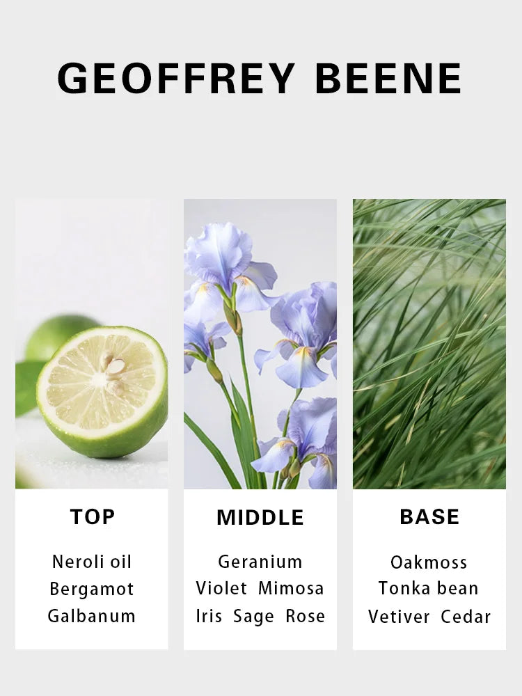 Geoffrey Beene Grey Flannel Cologne men Eau De Toilette 237ml Woody fragrance notes with original, long-lasting scent