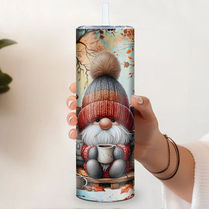 20oz Sublimation Straight Tumbler Stainless Steel Skinny Tumbler with Straw Lid Portable Bottle For Wedding Gift Cup