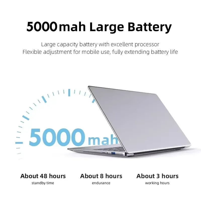 Intel Core i7 9850H 12GB RAM Windows 11 Pro Laptops Computer  1TB SSD Office Gamer Study notebook Computer PC 1920*1080
