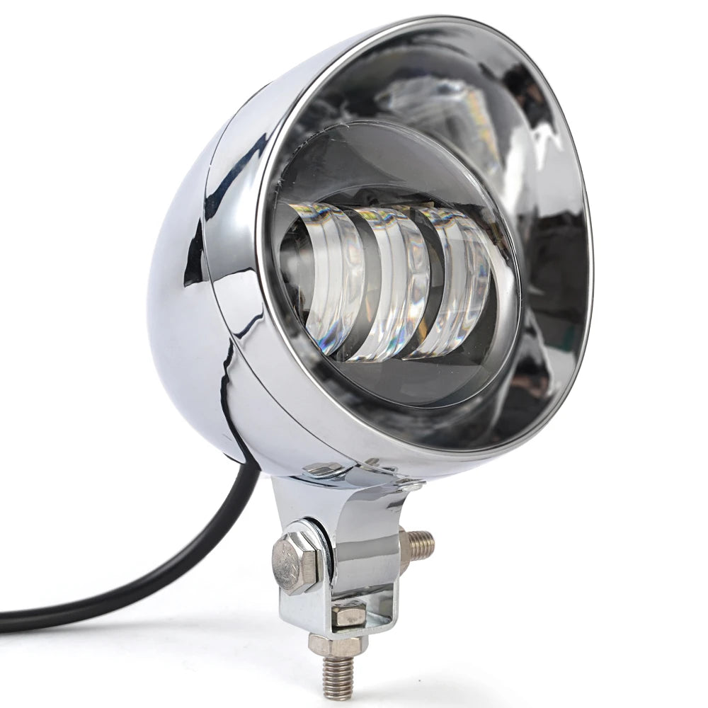 Motorcycle 12V LED front Fog Light For Cruisers Choppers Cafe racers custom application