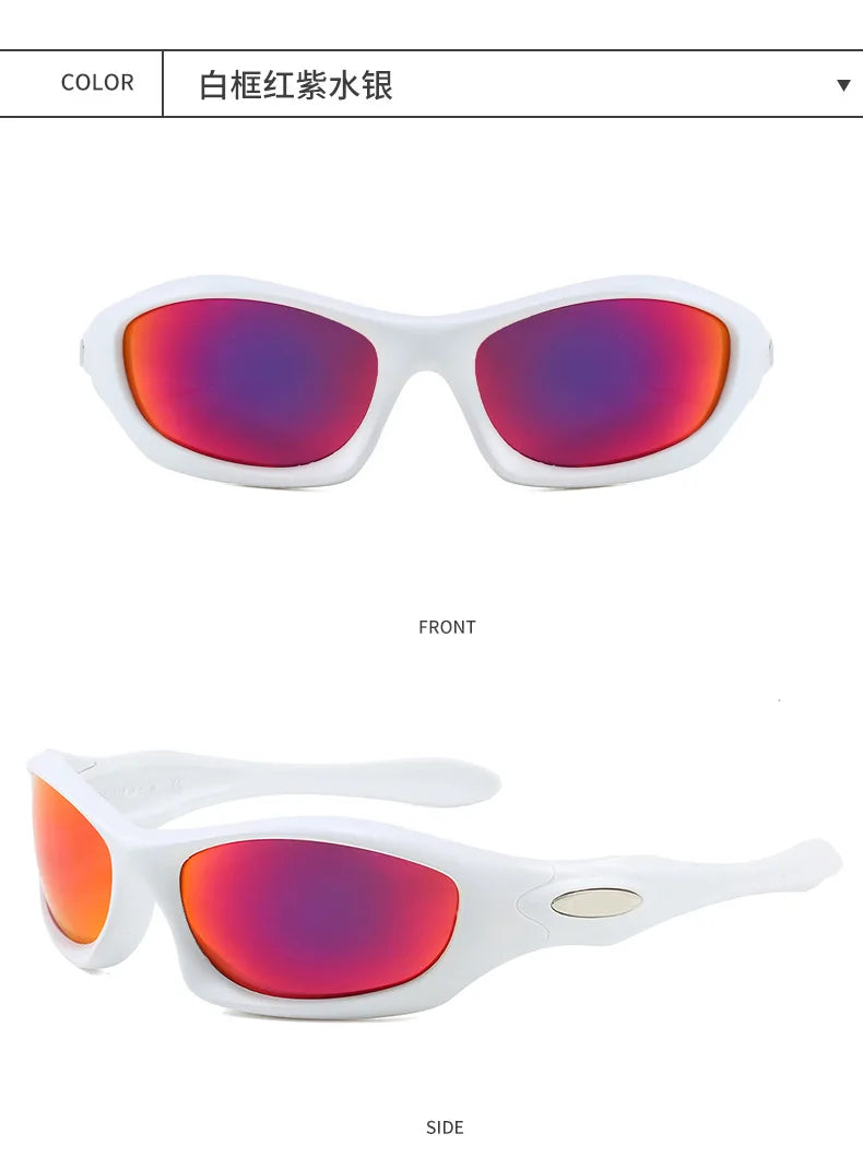 Retro Oval Round Frame Sunglasses 2026 New Outdoor Cycling Driving Sun Glasses Vintage Style UV400 Protection Unisex