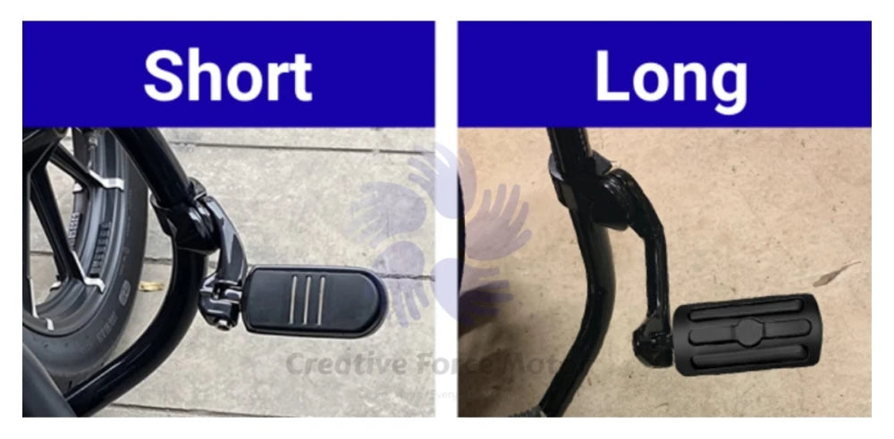 Motorcycle 1 1/4" Highway Footrest Engine Guard Mount Footpegs For Harley Road King Sportster 1200 Iron 883 Electra Street Glide