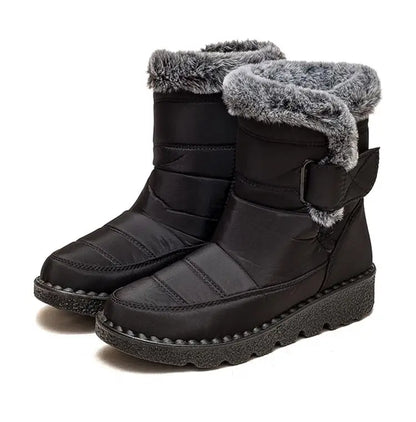 Snow Women's Boots Platform Women Booties Waterproof Shoes Women 2025 Trend Ankle Boots Soft Botas Mujer Women's Winter Boots