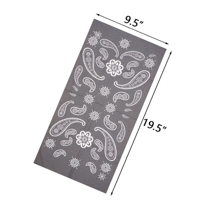 Dark Color Tube Neckchief Outdoor Sports Hair Neck Bandana Gaiter Black Grey Cycling Scarf Hiking Running Headband Men Face Mask