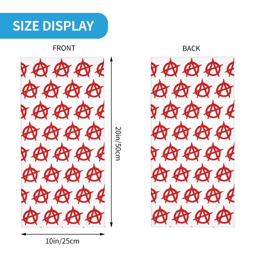 Custom 1 Percenter Essential Sons Bandana Neck Gaiter for Ski Camping Men Women Wrap Scarf TV Show Anarchy Headband Warmer