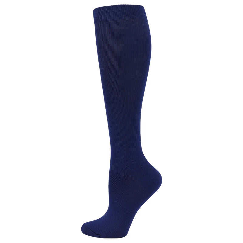 Unisex Compression Socks Leg Relief Pain Knee Medical High Stockings Pressure Support Stretch Pressure Circulation Socks 1 Pair