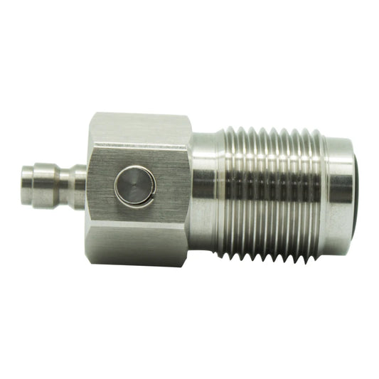 Paintball Mini Model Fill Station Stainless Steel 300Bar Din Valve with Male Nipple Plug or Female Quick Fitting