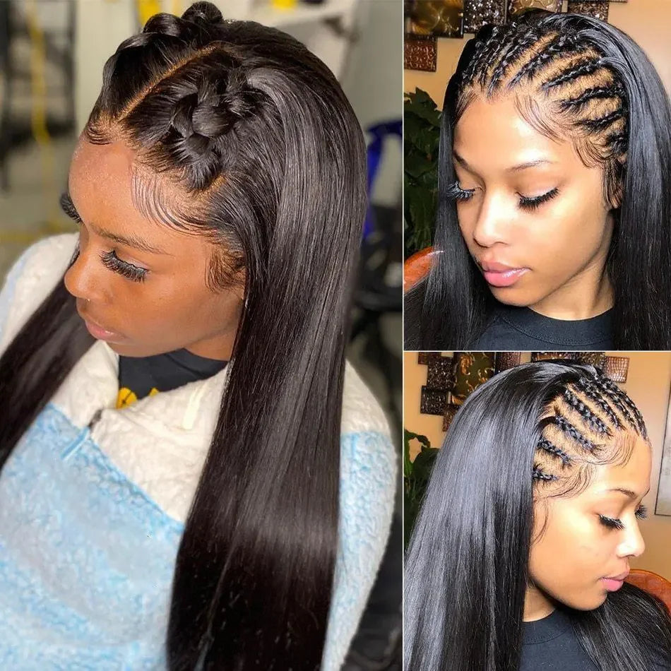 40 Inch Wigs 100% Human Hair 13x4 Hd Iace Frontal 13x6 Hd Brazilian Lace Frontal Wig 200% Density Straight Hd Transparent 13x4 Wigs