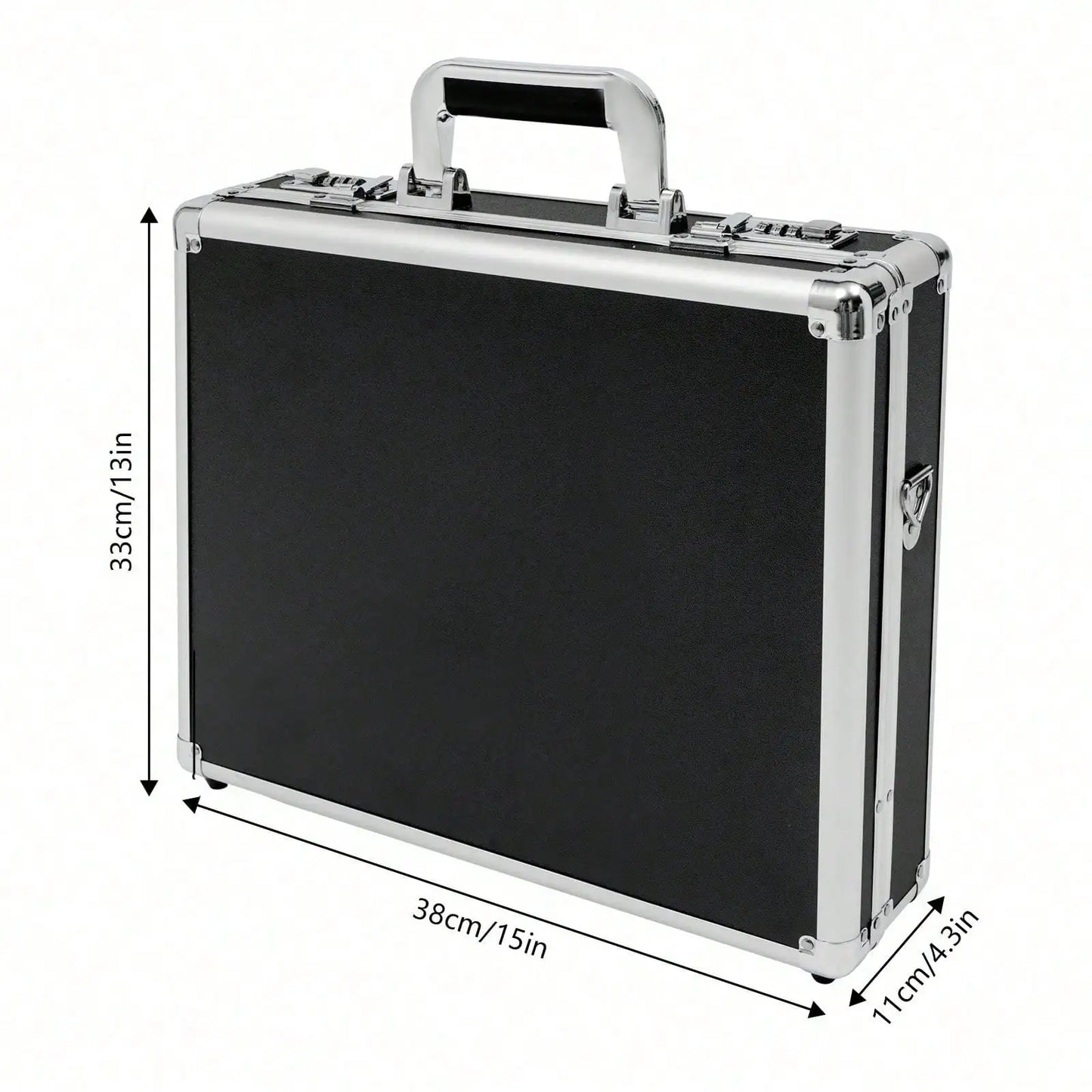 Locking Briefcase, Hard Security Briefcase With Dual Combination Locks, Briefcases For Bussiness