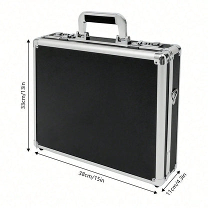 Locking Briefcase, Hard Security Briefcase With Dual Combination Locks, Briefcases For Bussiness