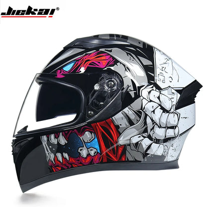 Brand new genuine JIEKAI 316 high quality full face motorcycle helmet men racing motorcycle helmet DOT capacete casqueiro casque