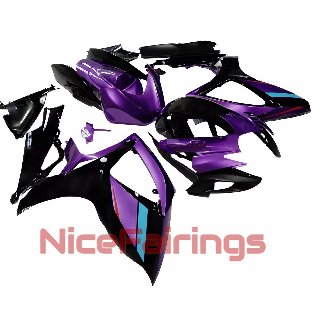 Motorcycle Fairings GSXR600 GSXR750 2006 2007 New Style Prime Injection Fairing Kit for GSXR 600 750 06 07