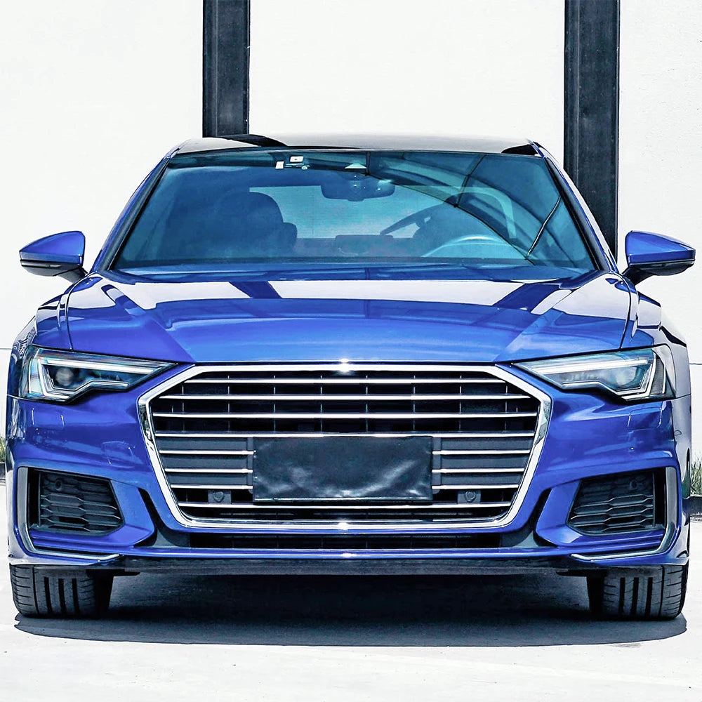 Car Sticker Bright Dark Blue Car Film Covering Vinyl Wrap Air Bubble Free Film Car Accessories Exterior Interior Decoration
