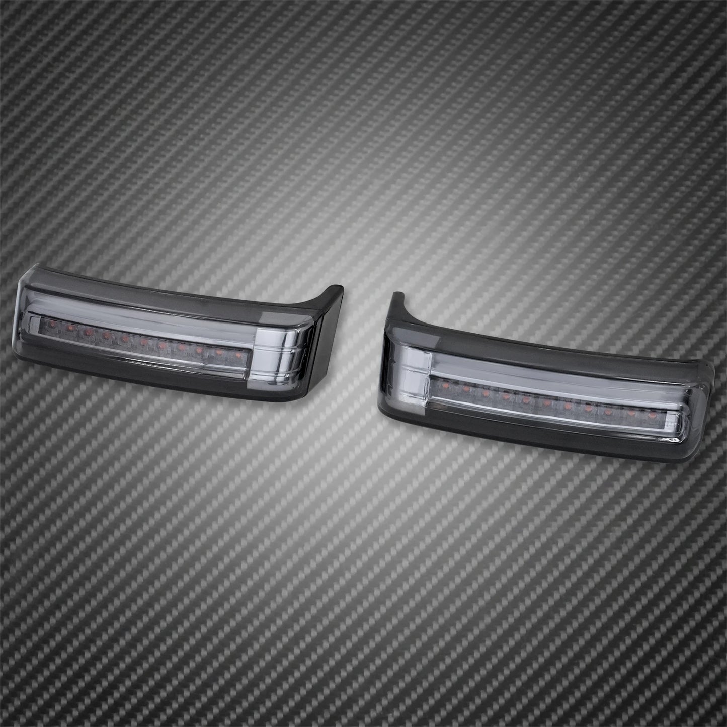 2xMotorcycle LED SaddleBag Turn Lamp Light Run Brake Light For Harley Touring Street Glide Road King FLHR Limited CVO 2014-2022