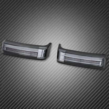 2xMotorcycle LED SaddleBag Turn Lamp Light Run Brake Light For Harley Touring Street Glide Road King FLHR Limited CVO 2014-2022