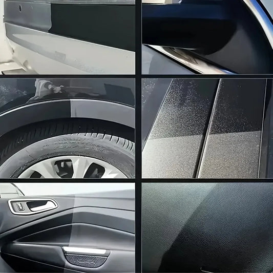NEW Heavy-Duty Car Plastic Renovator Wax - Fast-Acting Scratch Repair, Restores & Protects Car Bumpers, Interiors, Dashboard, D