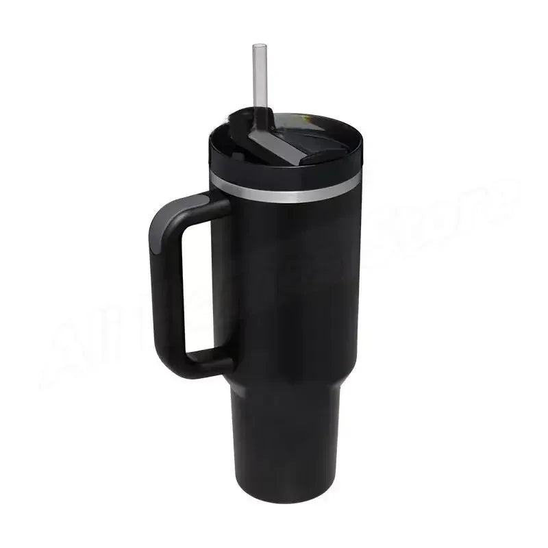 Thermal Mug 1200ml 40oz Handle Tumbler Insulated Car Travel Mug Vacuum Sublimation Stainless Steel H2.0 Flow State Tumbler Cup