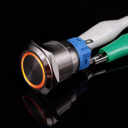 On Off PC Power Metal Waterproof Push Button Switch 12v for Car Ignition Switches Momentary/Latching NC 5V 220V 12 16 19 22 mm