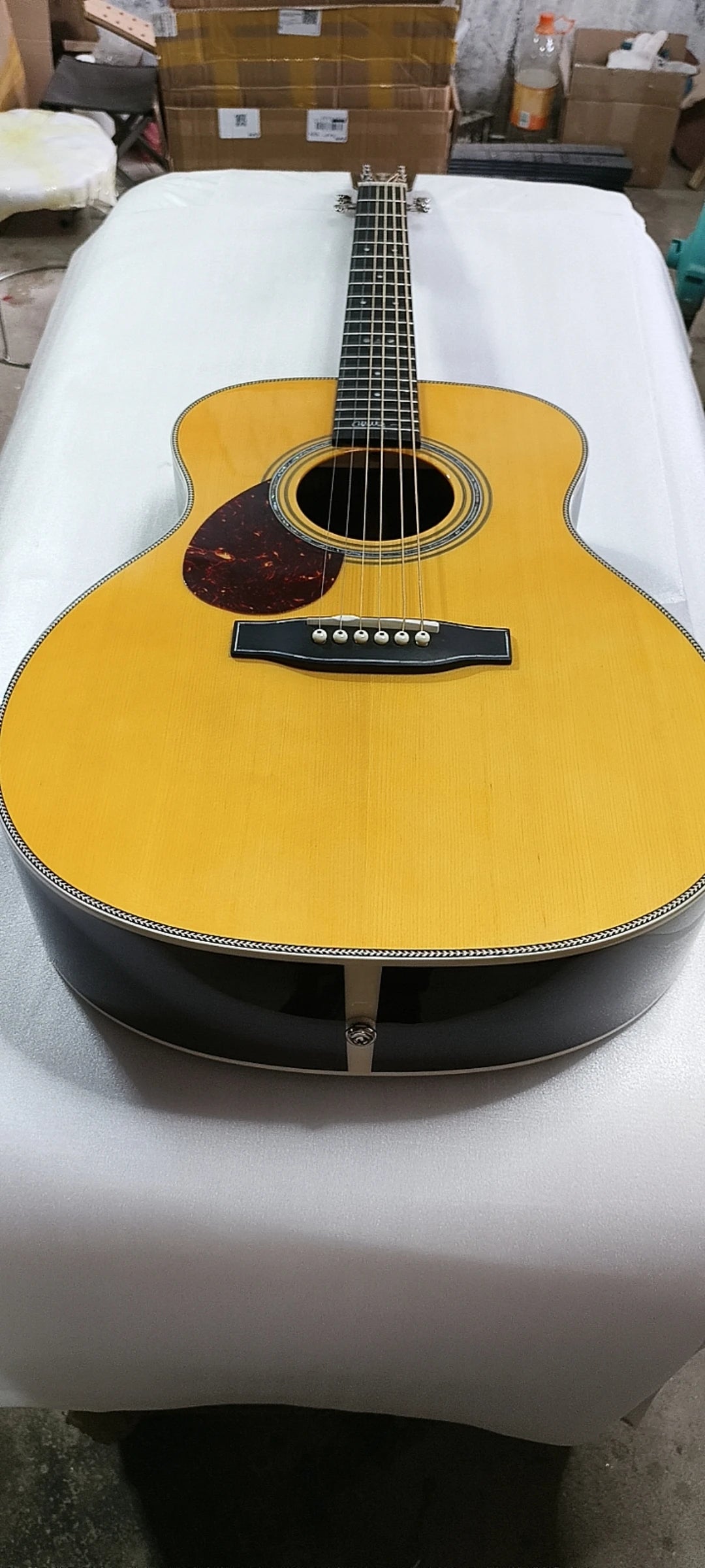 left handed guitar OM Series Guitar 14 Frets Body OM28JM lefty guitar
