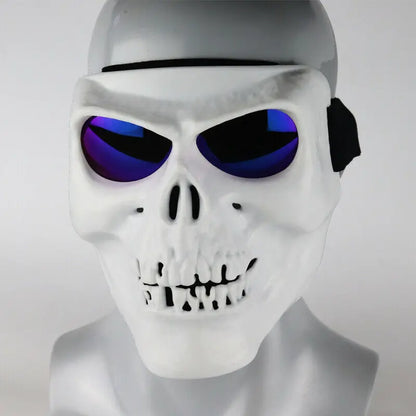 Dirt Bike Racing ATV Racing Halloween Eyewear Shield Skull Face Mask For Eyewear Motorbike