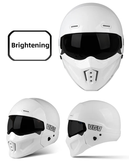 High-Quality Motorcycle Helmet, Personalized Scorpion Warrior Full Helmet, Suitable for Men and Women for Year-Round Riding