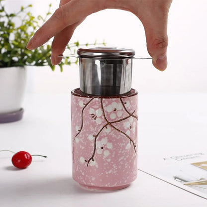 Loose Leaf Tea Infuser Stainless Steel Double Handle With Lid Fine Mesh Coffee Filter Hanging Cup Leak Proof Strainer‌