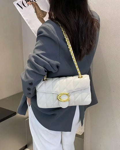 High end women's crossbody bag, high-quality leather wallet, retro design, adjustable and detachable shoulder strap, C bag