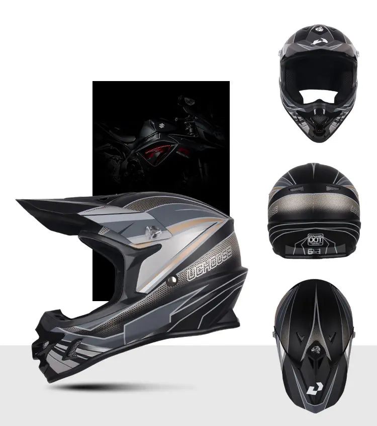 DOT Helmets Motocross Kask Cross Downhill Soporte Casco Off Road Helmet Racing Classic Motorcycle Original Enduro Goggles