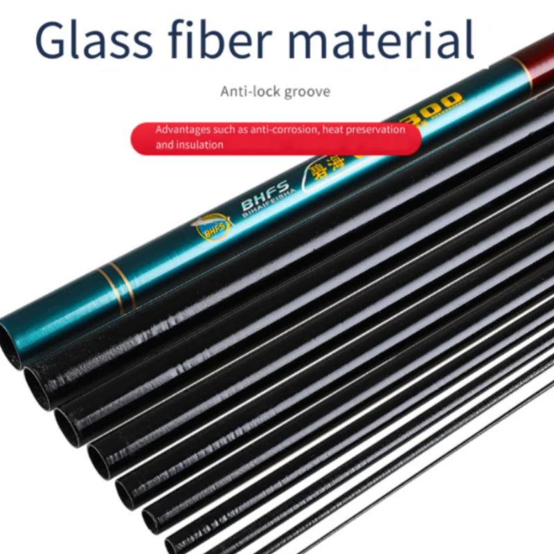 1.8m-4.5m Mini Telescopic Fishing Rod Ultralight Glass Fiber Retractable Portable Stream Hand Pole Fishing Tackle Accessories