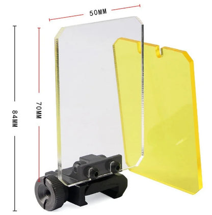 Airsoft Accessories 20mm Rifle Sight Scope Protector Lens Gaurd Paintball Hunting Airgun
