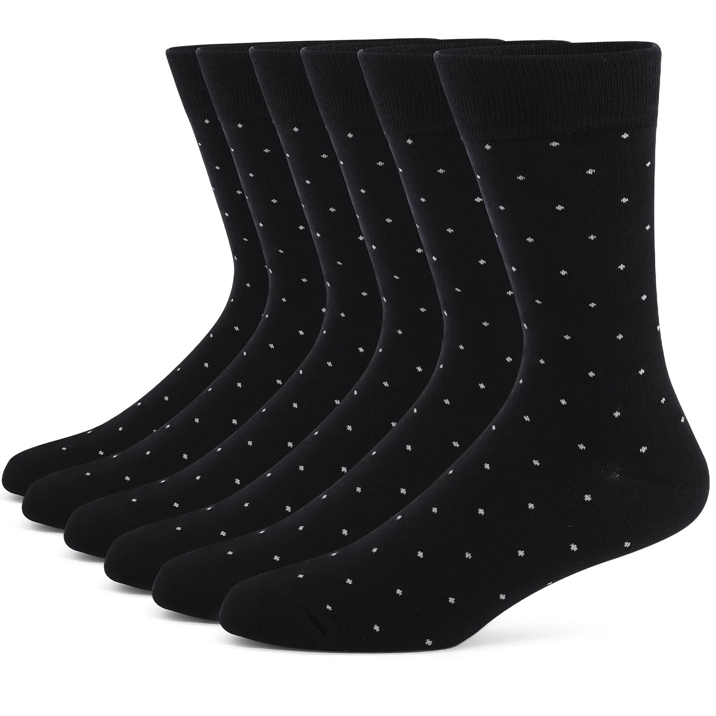 3pair Sock Leisure Athletic Sports Crew Dress Men Solid Color Striped plus-size Business Stockings mid-calf Autumn Winter B8W119