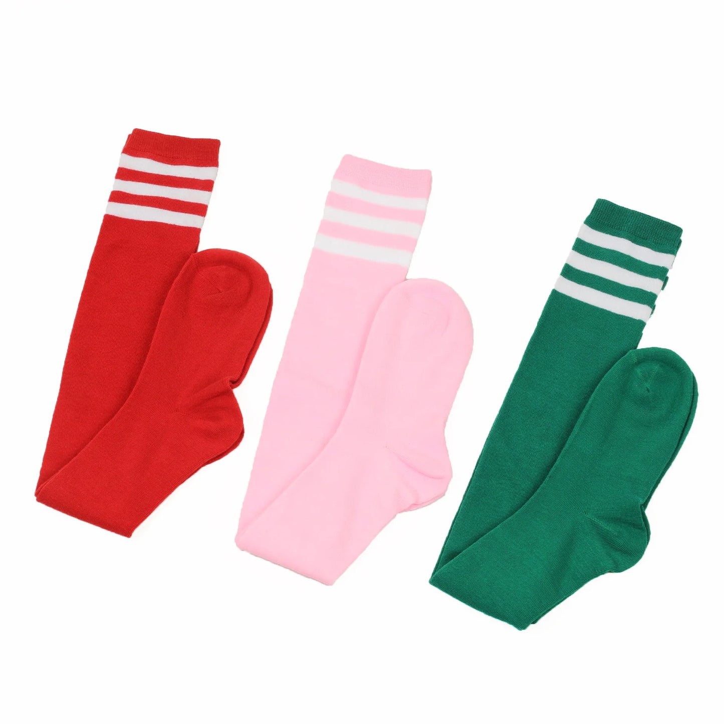 Middle Tube Sock Women Striped Knee High Ladies Japanese Harajuku College Style Cotton Summer Calf Sock Black White Female Gift