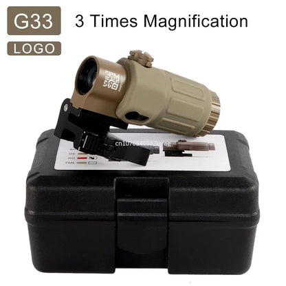 Hot Sale 558 Holographic Collimator Red Dot Sight G43/G33 3X G45 5X Magnifier Airsoft Hunting Gear W/20mm Rail Mounts & QD Lever