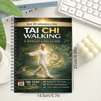 28 Days Transformation Challenge Tai Chi For Seniors Only 10 Minutes Daily Tai Chi Walking Easy 4-week Program Book
